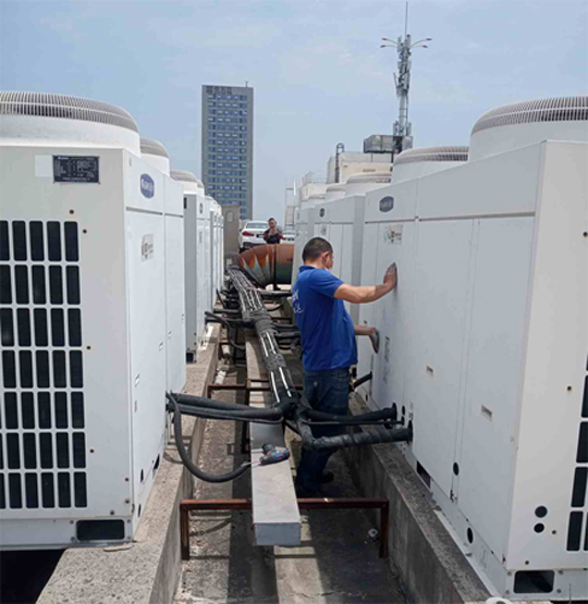 阿鲁科尔中央空调制热和不制冷系统维修方法